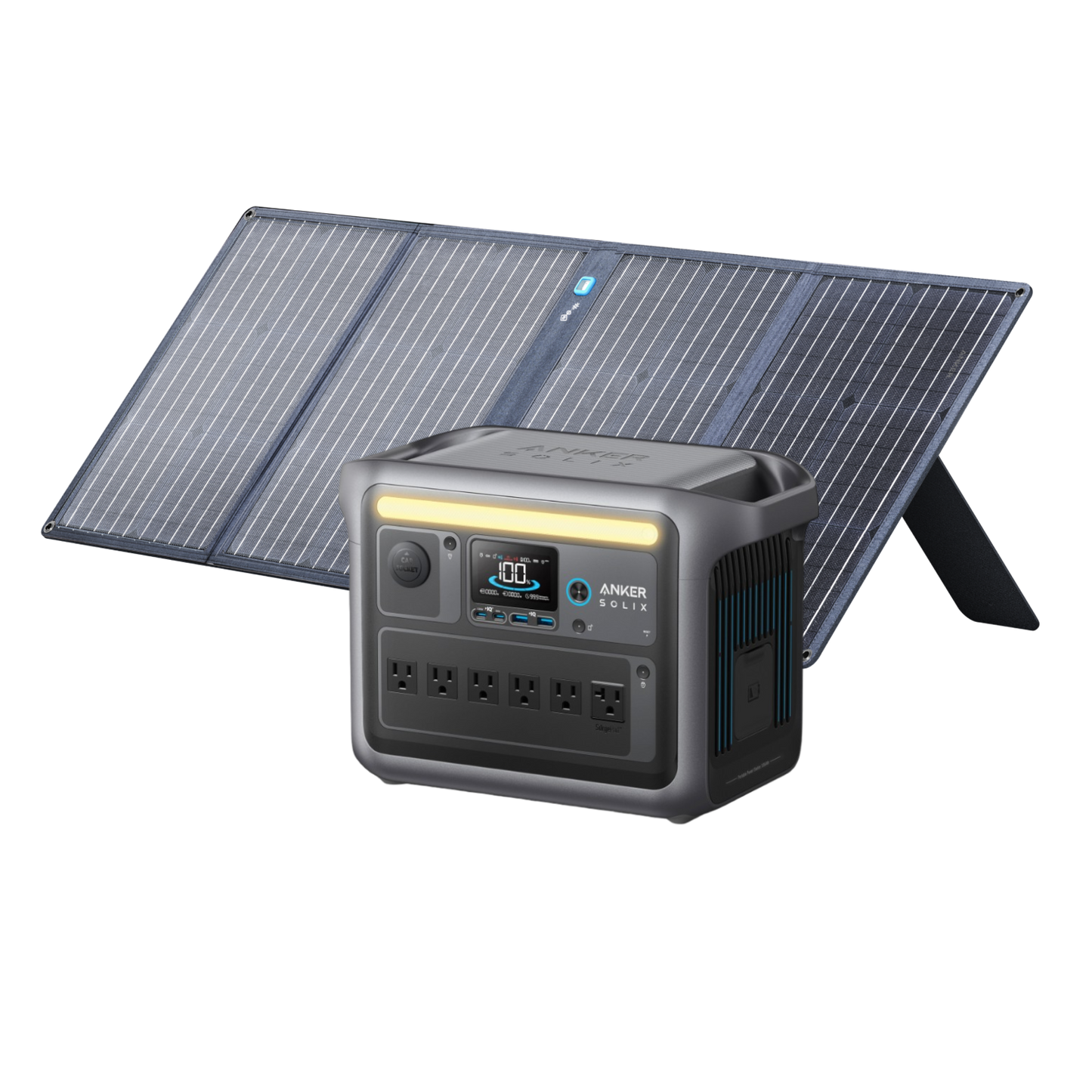Anker SOLIX C1000 Solar Generator + 100W Solar Panel - 2025