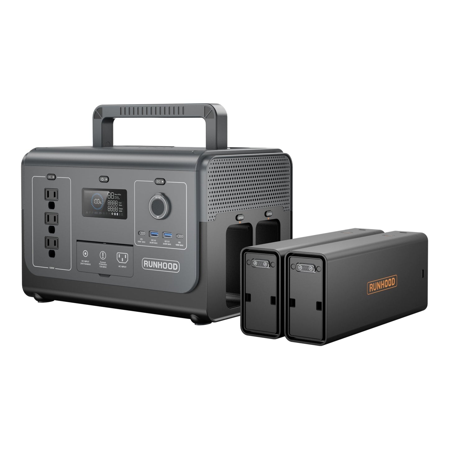 Runhood Power Rallye 1200 Portable Power Station - 648Wh/ 1200W - 2025