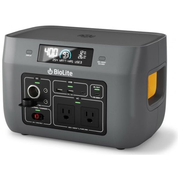 BioLite 600 BaseCharge Power Station - 2025