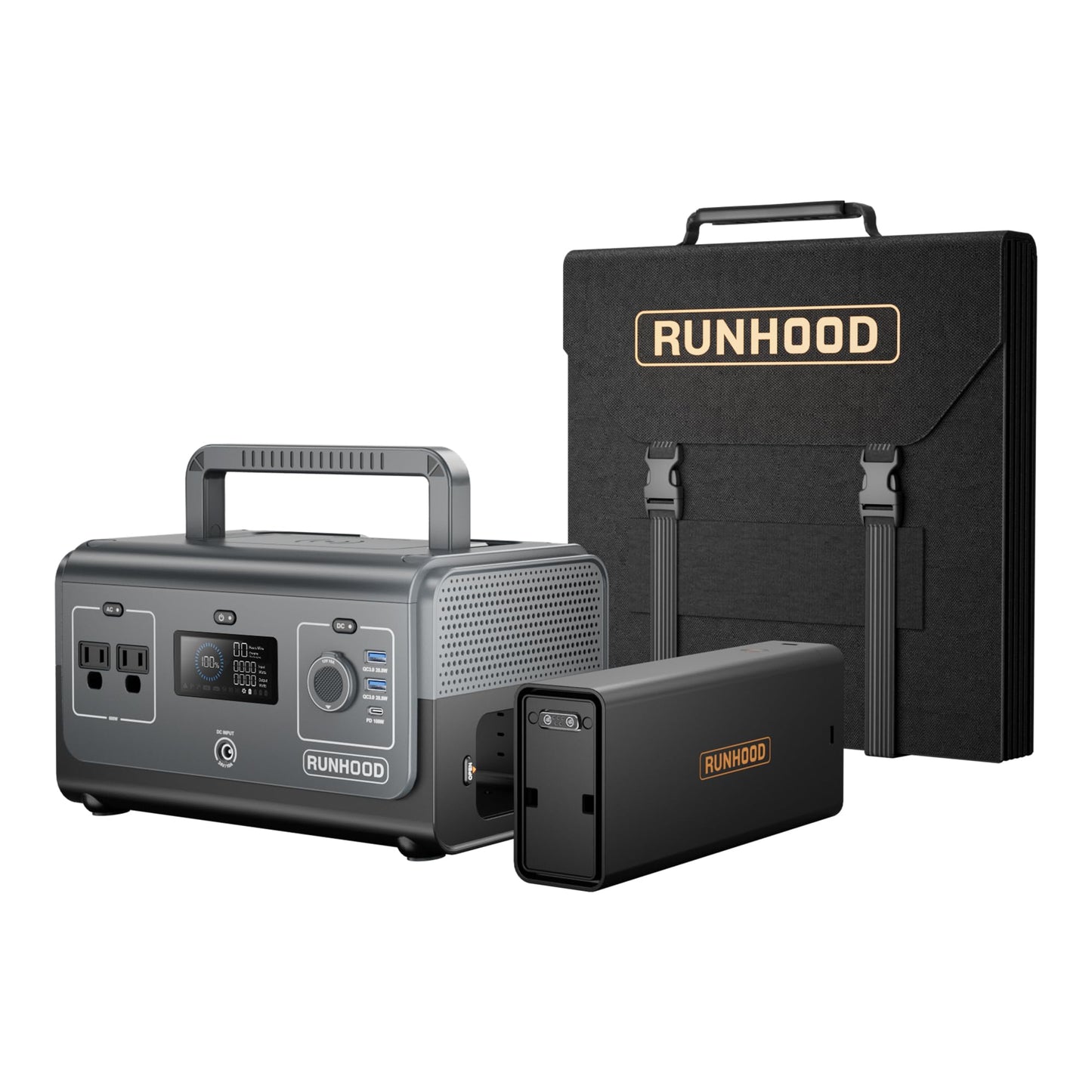Runhood Power Rallye 600 Mini Portable Solar Kit - 324Wh/600W - 2025