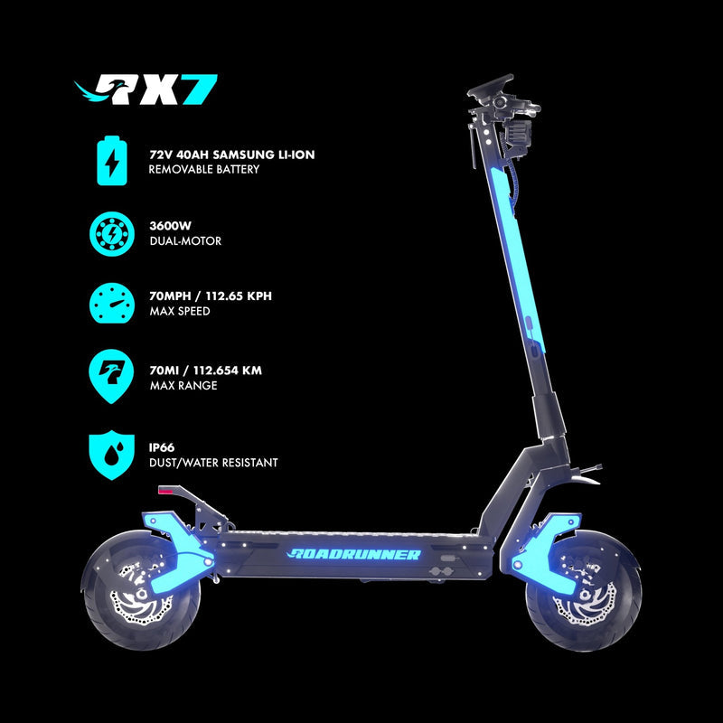 Roadrunner RX7 Urban Electric Scooter - 2025