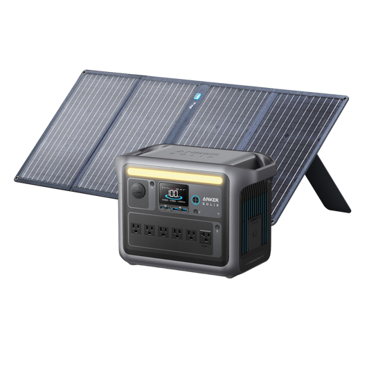 Anker SOLIX C1000 Solar Generator + 100W Solar Panel