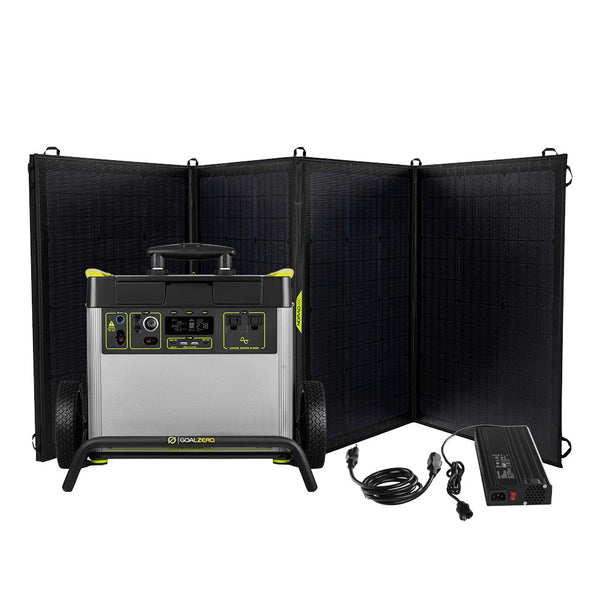 Goal Zero Yeti 3000X + (3) Nomad 200 Portable Solar Generator Kit