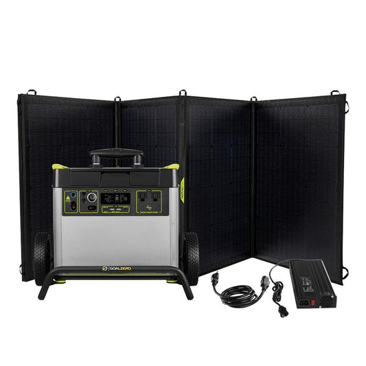 Goal Zero Yeti 3000X + (3) Nomad 200 Portable Solar Generator Kit