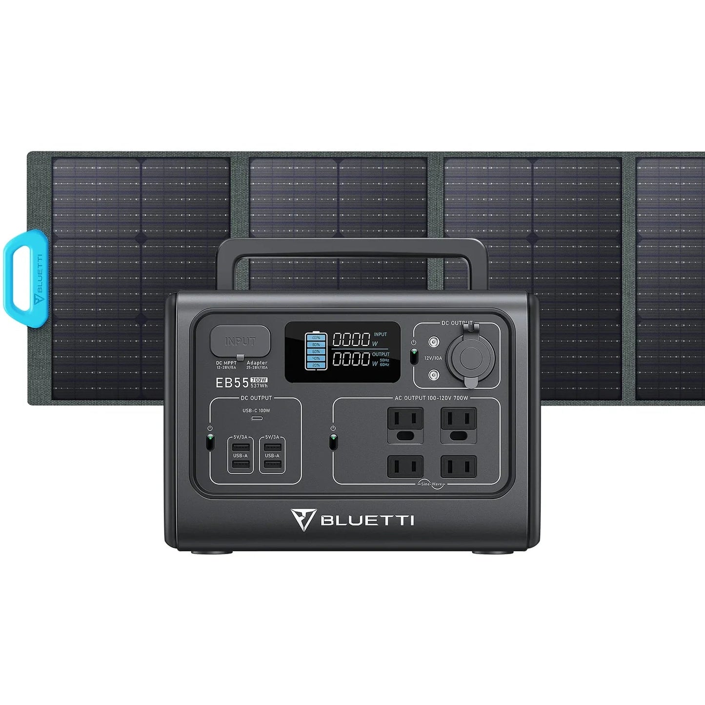 BLUETTI EB55 + 1*PV120 | Solar Generator Kit - 2025