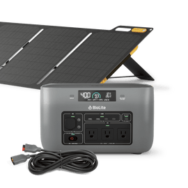 Biolite Solar Generator 600 Kit 622 Wh Power Station & 100W Panel